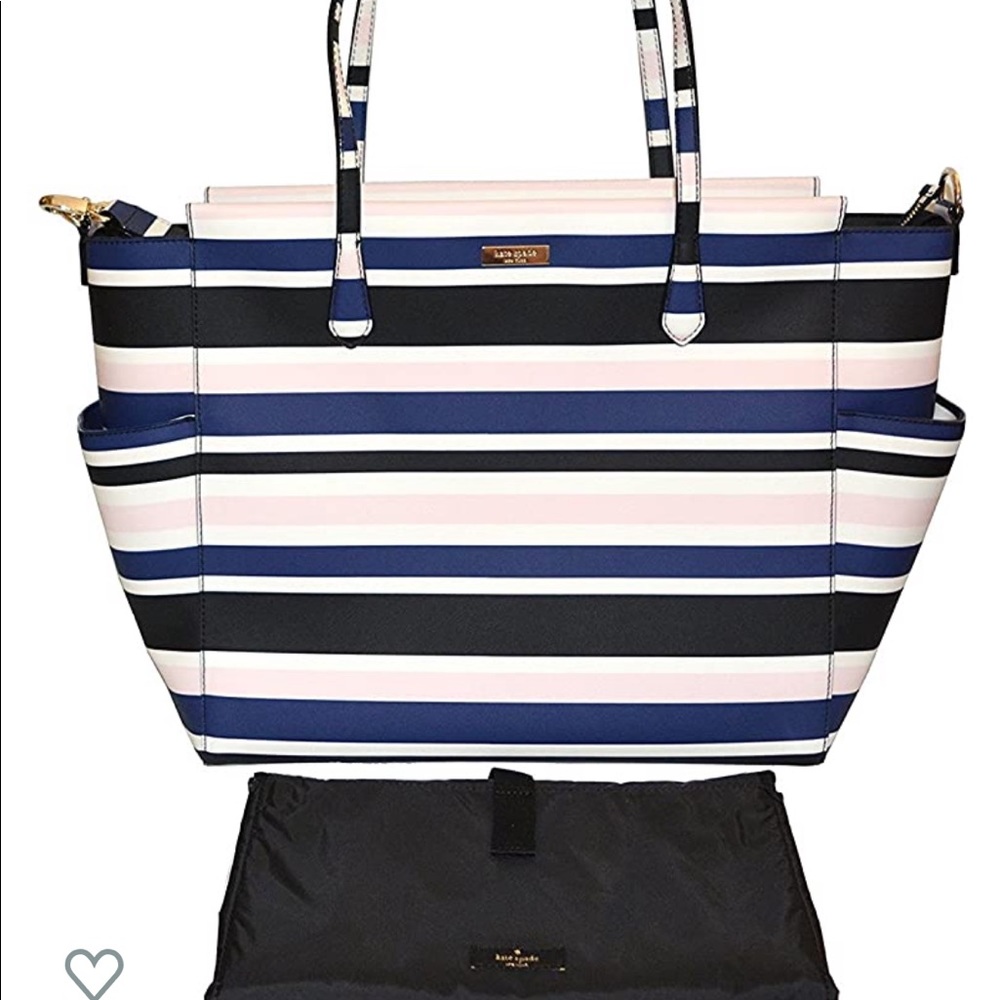Kate Spade Cruise Stripe Kaylie Baby Diaper Bag